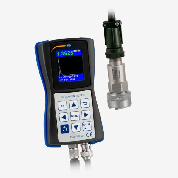 PCE VT204 Medidor de Vibraciones con Tacómetro 2 en 1 Improtek Latam
