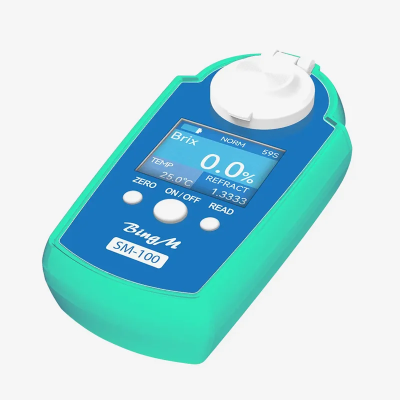 BingM SM-100 | Refractómetro Digital de Azúcar Alta Precisión 0-35% Brix 4 BingM SM-100 | Refractómetro Digital de Azúcar Alta Precisión 0-35% Brix - Imagen 2