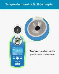 BingM SM-100 | Refractómetro Digital de Azúcar Alta Precisión 0-35% Brix 11 sm100 tanque