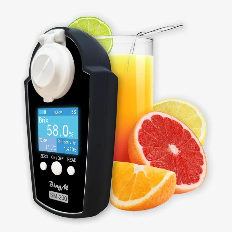 BingM SM-200 | Refractómetro Digital de Azúcar Alta Precisión 0-58% Brix 5 BingM SM-200 | Refractómetro Digital de Azúcar Alta Precisión 0-58% Brix - Imagen 3