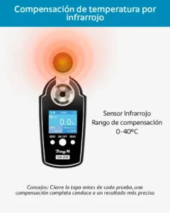 BingM SM-200 | Refractómetro Digital de Azúcar Alta Precisión 0-58% Brix 13 sm200 infrarrojo