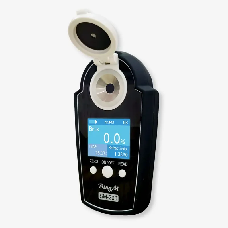 BingM SM-200 | Refractómetro Digital de Azúcar Alta Precisión 0-58% Brix 3 Refractómetro digital de azúcar BingM SM-200