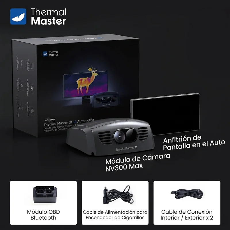 Thermal Master NV300 MAX | Cámara Térmica con Visión Nocturna Anticolisión 9 Thermal Master NV300 MAX | Cámara Térmica con Visión Nocturna Anticolisión - Imagen 8