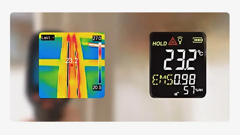 HIKMICRO ECO LITE | Cámara Termográfica 3 eco lite pantalla